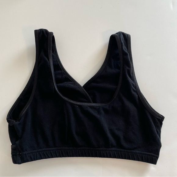 Cakye Black Maternity Nursing Bra Pull On Stretch Size Medium - Picture 2 of 4